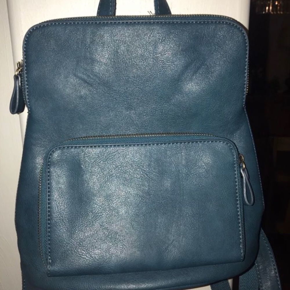 Dark teal backpack
